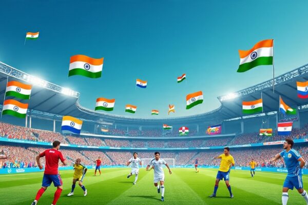 FIFA Club World Cup 2025 trophy against a globe backdrop